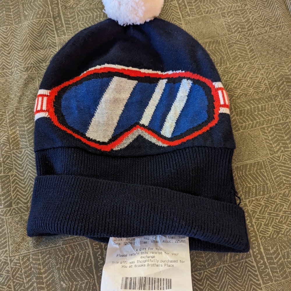 Brooks Brothers Marino Wool Ski Toque